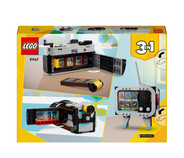 LEGO Creator 3 w 1 Aparat w stylu retro 31147 - 1203377 - zdjęcie 7